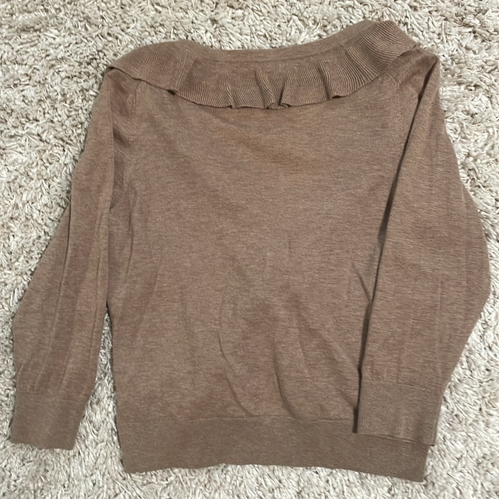 Banana Republic Soft Wool Ruffle Cardigan - Picture 7 of 12